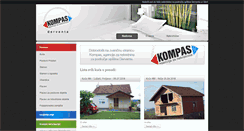 Desktop Screenshot of kompasnekretnine.com